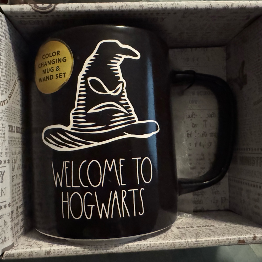 Black Hogwarts Mug